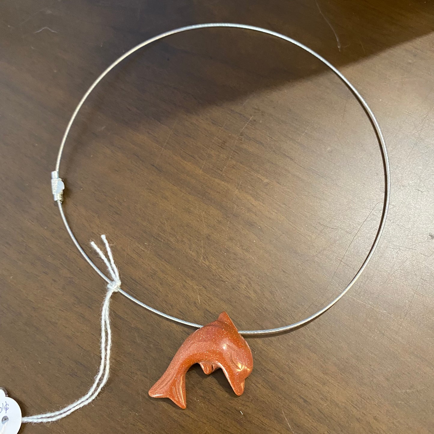 Gem Stone Dolphin Choker