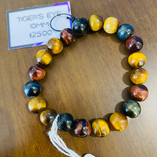 Tigers Eye Mixed 10MM bead bracelet