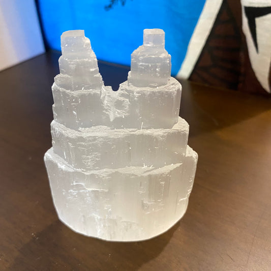 Selenite Twin Tower