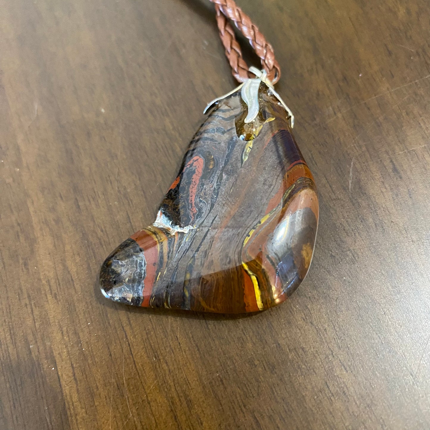 Money Agate Necklace