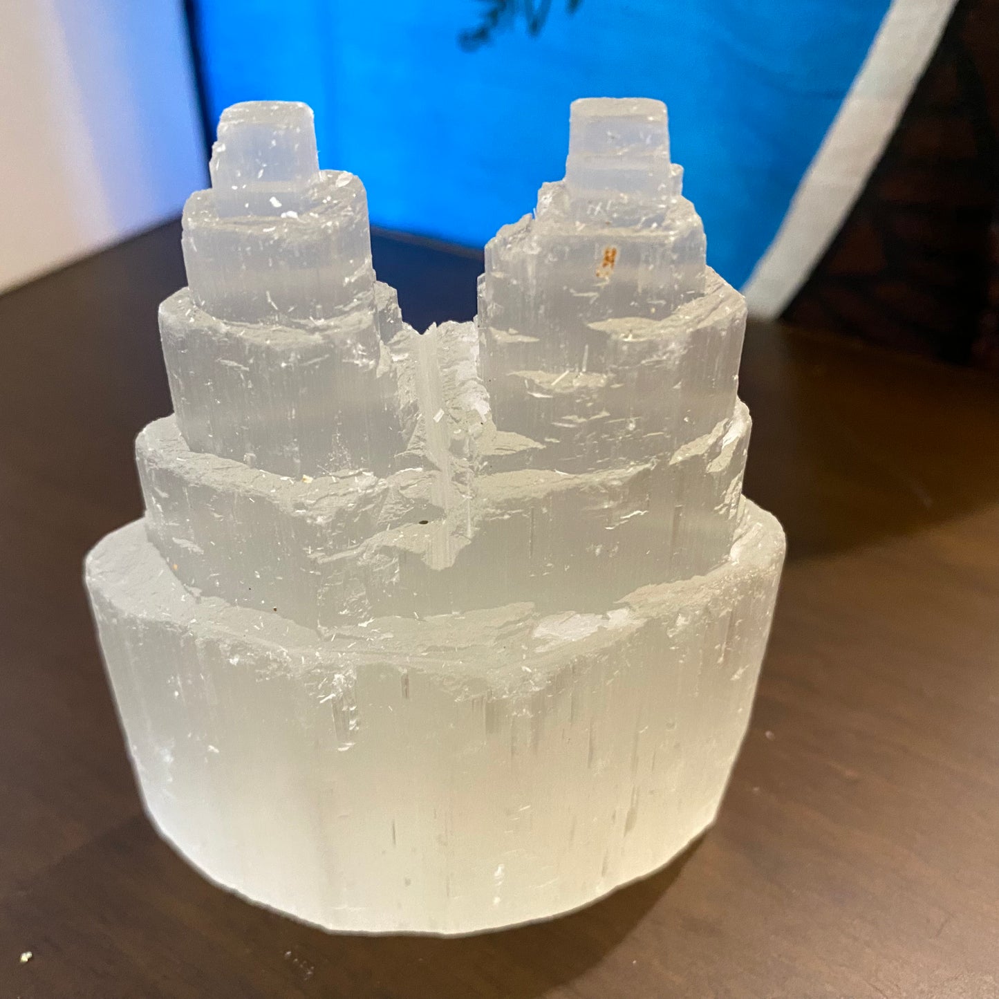 Selenite Twin Tower