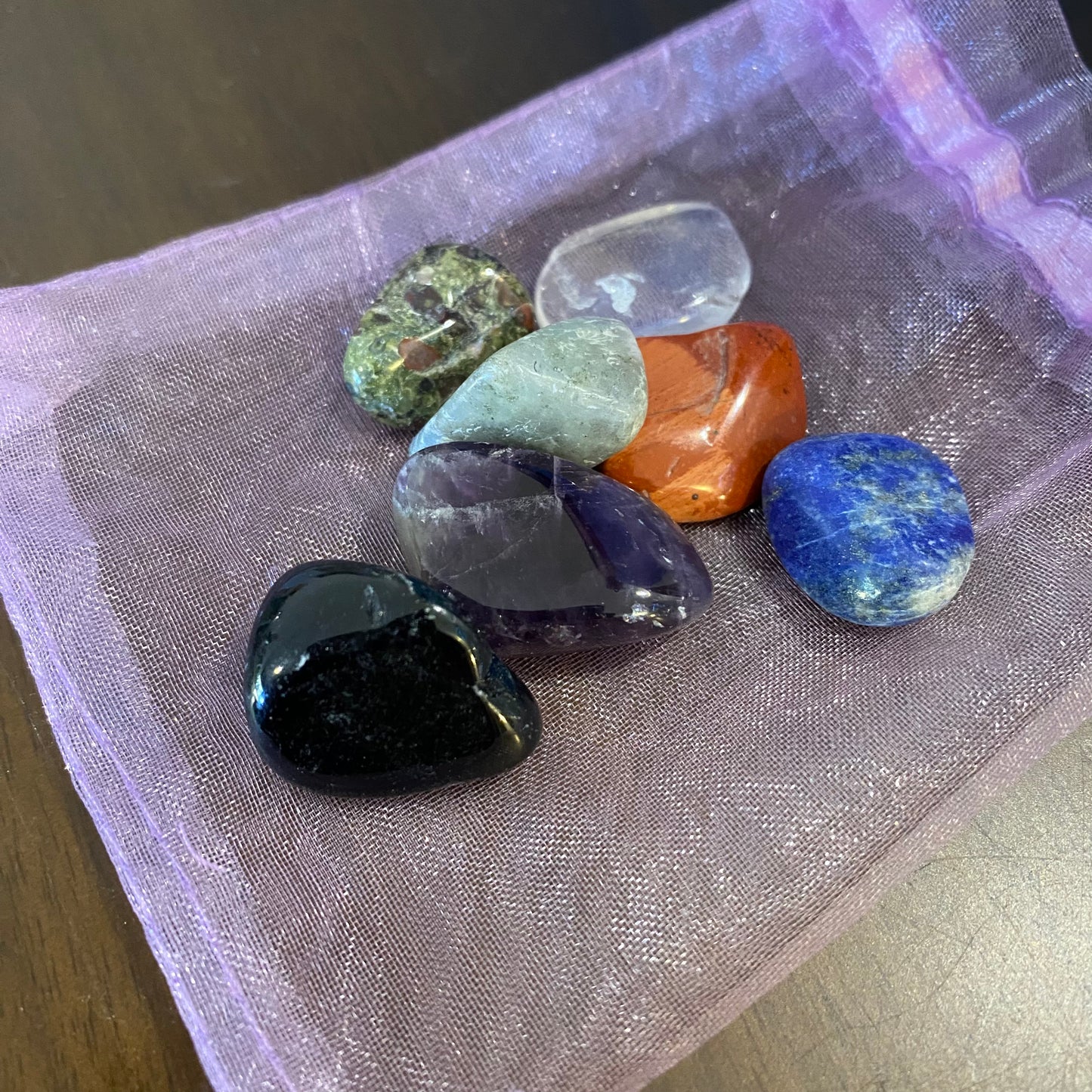 Mini 7 Chakra Tumble with bag