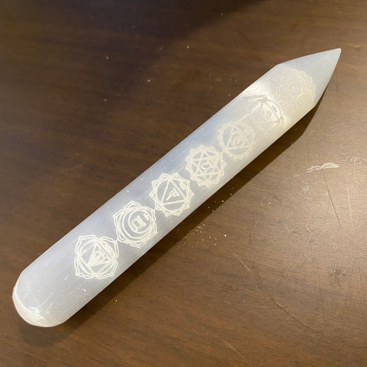 Selenite Pencil Wand