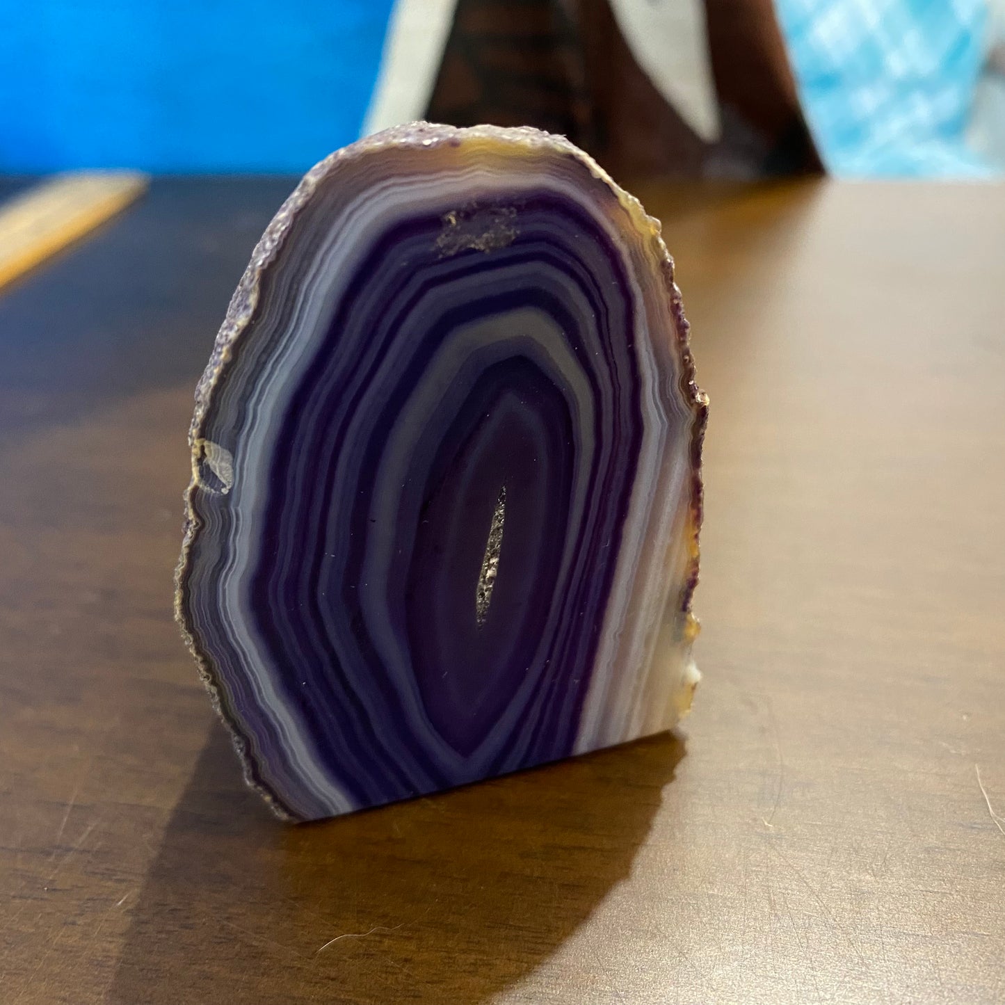 Purple Agate Geode Half 162grams