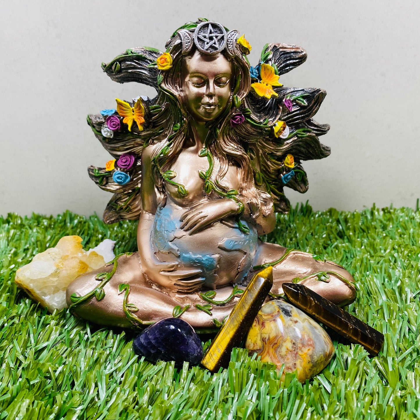 Mother Earth Resin Altar Statues